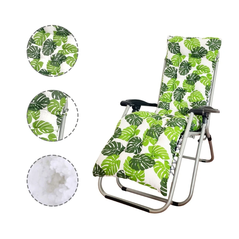 Patio Sun Lounger Recliner Cushion Pad Replacement Leaves Print Sunbed Cover Thick High Back Chair Mat for Garden Beach
Patio Sun Lounger Recliner Cushion Pad Replacement Leaves Print Sunbed Cover Thick High Back Chair Mat for Garden Beach