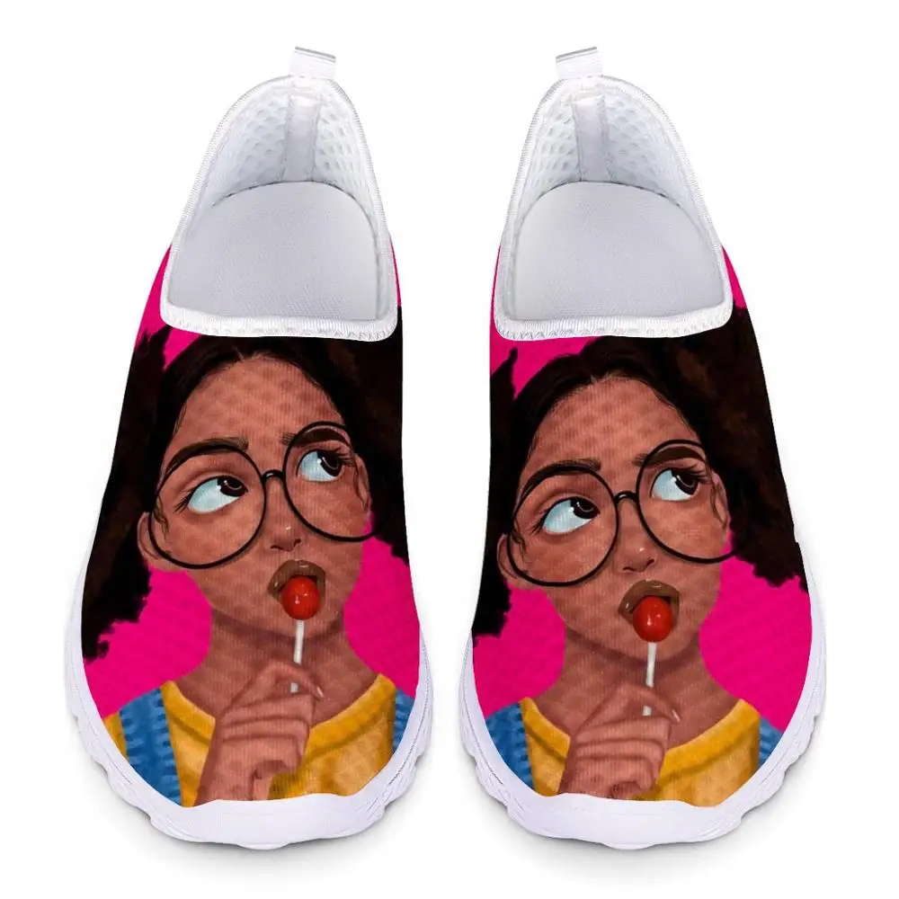 Summer Nurse Flats Shoes Sneakers Breathable Mesh Female Walking Shoes Lightweight 3D Cartoon Afro Girls Print Flats
Summer Nurse Flats Shoes Sneakers Breathable Mesh Female Walking Shoes Lightweight 3D Cartoon Afro Girls Print Flats