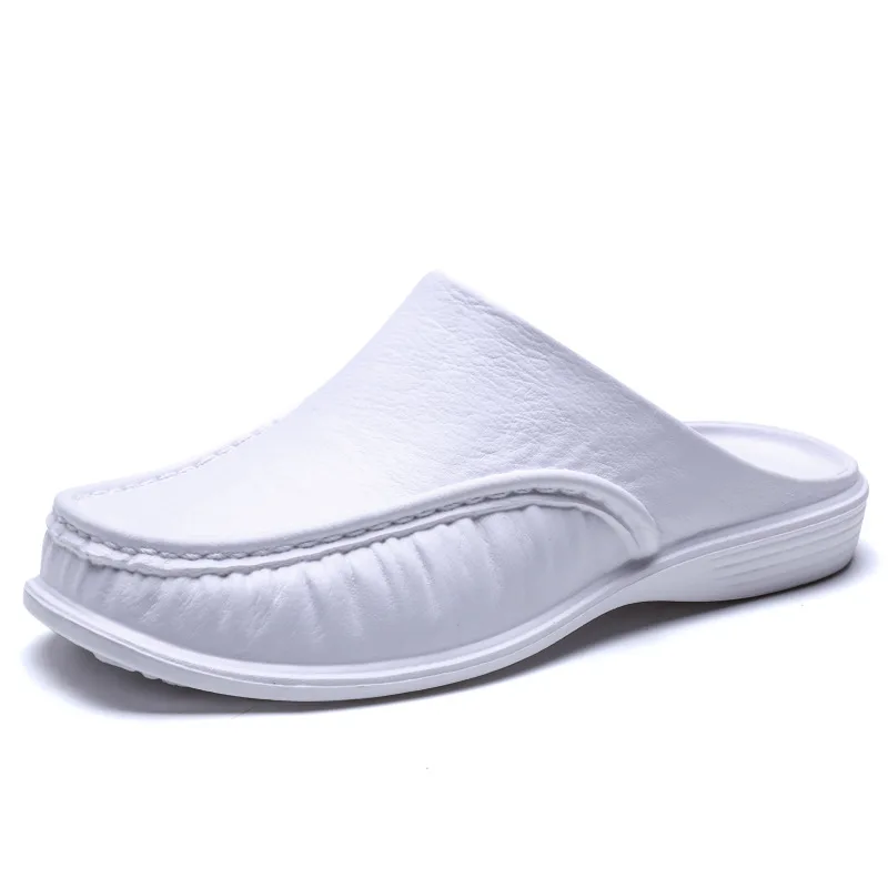 2021 Summer New Flat Slip on Soft Bottom Half Slippers Men Fashion Non-slip Slipper for Male Outdoor Chic Sandy Beach Men Sandal
2021 Summer New Flat Slip on Soft Bottom Half Slippers Men Fashion Non-slip Slipper for Male Outdoor Chic Sandy Beach Men Sandal