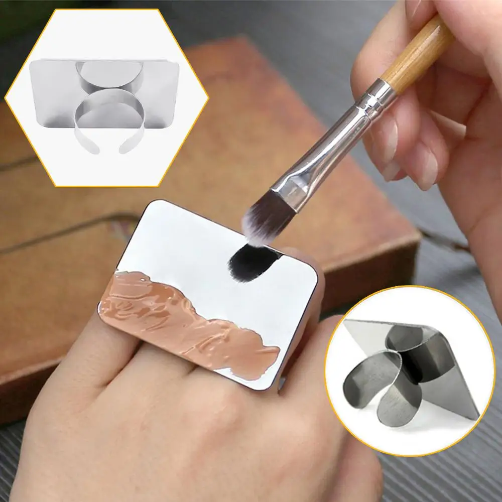 Makeup Tools Finger Ring Mix Color Palette Nail Manicure Eyeshadow Make Up Cream Make Up Accessories Stainless Steel Plat
Makeup Tools Finger Ring Mix Color Palette Nail Manicure Eyeshadow Make Up Cream Make Up Accessories Stainless Steel Plat