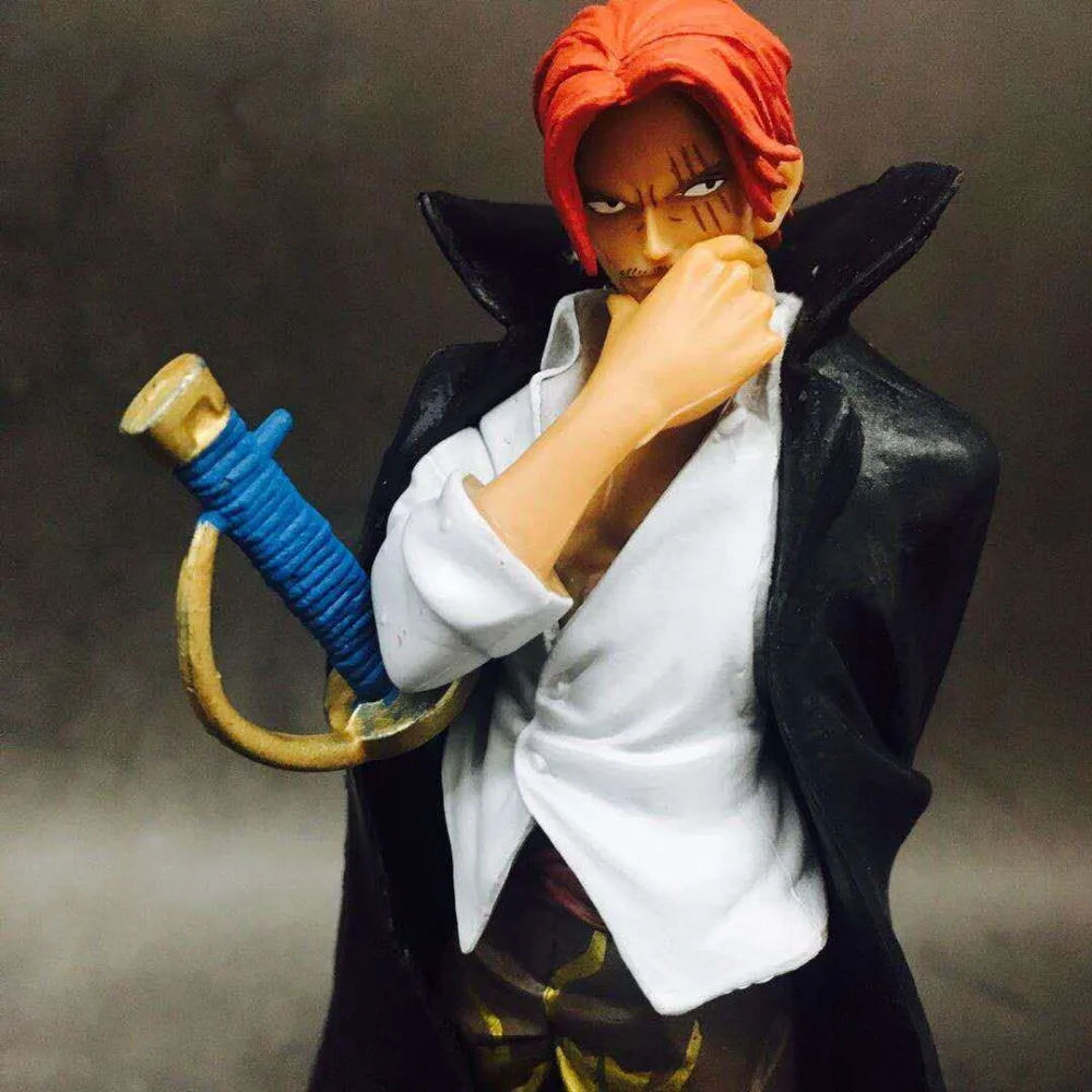 17cm One piece Shanks Red hair action figure PVC Doll anime toys collection Cartoon for friend gift
17cm One piece Shanks Red hair action figure PVC Doll anime toys collection Cartoon for friend gift