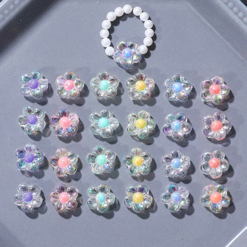 Symphony Transparent Acrylic Color Small Flowers Beaded DIY Handmade Bracelet Necklace Jewelry Earrings Accessories Material
Symphony Transparent Acrylic Color Small Flowers Beaded DIY Handmade Bracelet Necklace Jewelry Earrings Accessories Material