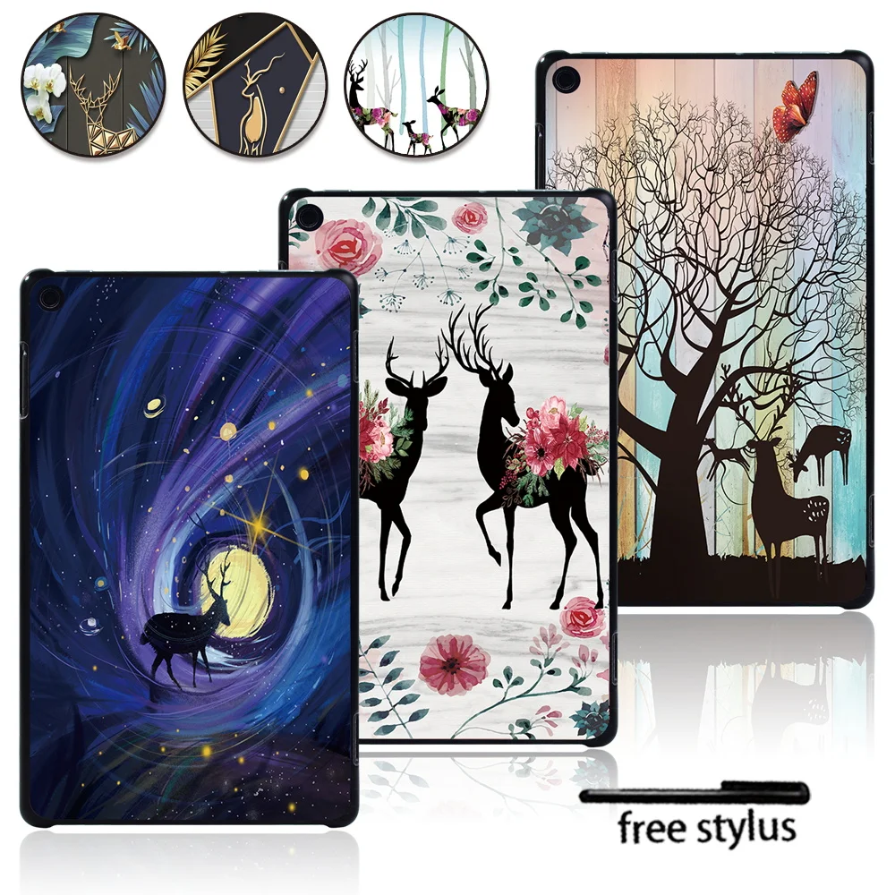 Tablet Case for Amazon Fire 7/ HD 8 / HD 8 Plus 2020 / HD 10 Painting Deer Series Plastic Durable Protective Shell + Free Stylus
Tablet Case for Amazon Fire 7/ HD 8 / HD 8 Plus 2020 / HD 10 Painting Deer Series Plastic Durable Protective Shell + Free Stylus