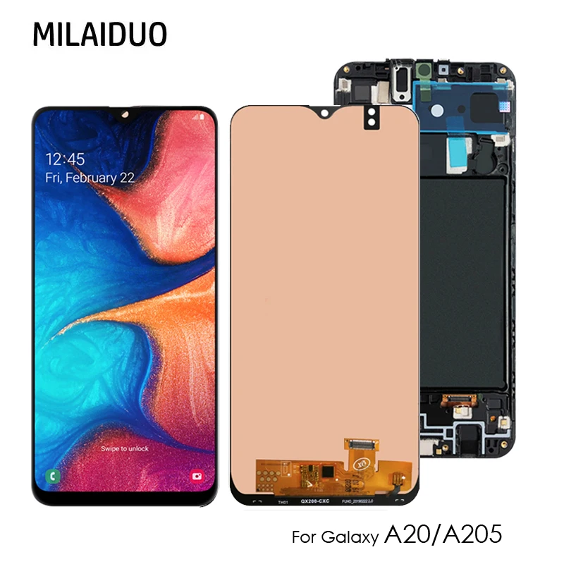 OLED /TFTFor Samsung Galaxy A20 A205 SM-A205F LCD сенсорный экран дигитайзер в сборе для Samsung A20 A205F ЖК-дисплей Замена
OLED /TFTFor Samsung Galaxy A20 A205 SM-A205F LCD сенсорный экран дигитайзер в сборе для Samsung A20 A205F ЖК-дисплей Замена