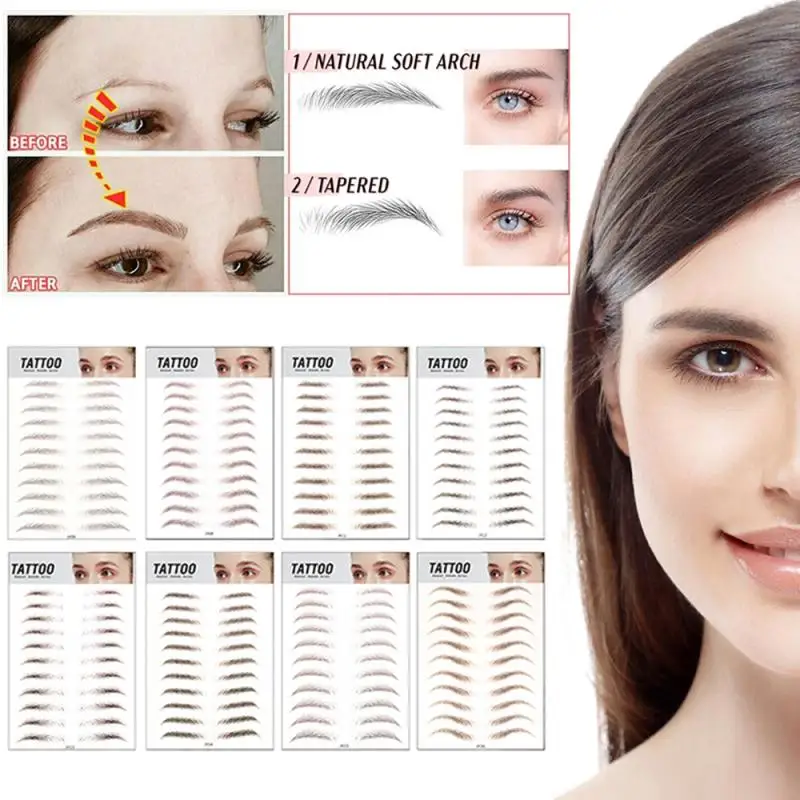 6D Eyebrow Tattoo Sticker False Eyebrows Stickers Bionic Brow Semi-Permanent Water Transfer Waterproof Tattoo Eyebrow Sticker
6D Eyebrow Tattoo Sticker False Eyebrows Stickers Bionic Brow Semi-Permanent Water Transfer Waterproof Tattoo Eyebrow Sticker