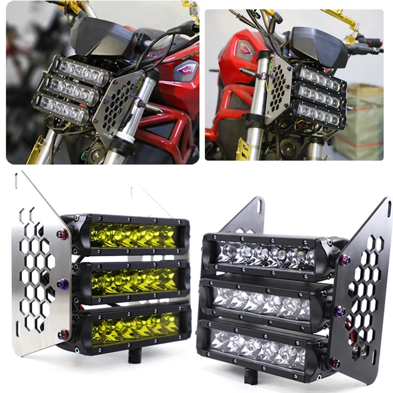 For Honda Grom MSX125 MSX125SF Motorcycle Modified Parts Headlight 12V High Brightness Spotlight Paving Headlight Light Lamp
For Honda Grom MSX125 MSX125SF Motorcycle Modified Parts Headlight 12V High Brightness Spotlight Paving Headlight Light Lamp