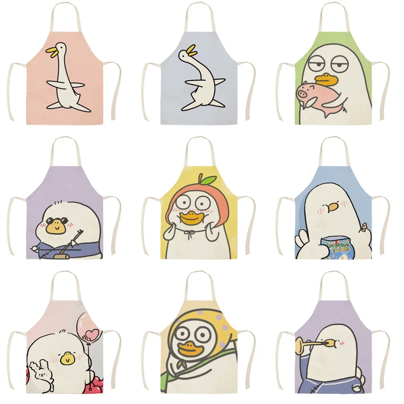 Cute refueling duck skirt adult children kitchen linen printing household cleaning household cooking antifouling apron
Cute refueling duck skirt adult children kitchen linen printing household cleaning household cooking antifouling apron
