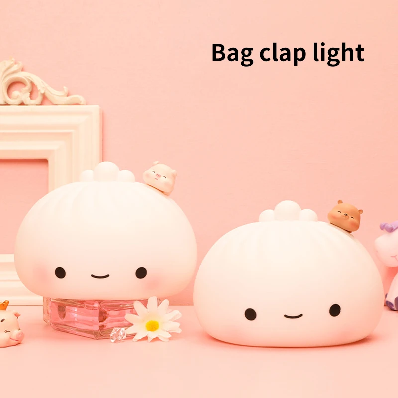 Cute Cartoon LED Colorful Pat Tap Night Light Animal Cat Pig Silicone Soft Cartoon Baby Child Nursery Lamp For Children Gift
Cute Cartoon LED Colorful Pat Tap Night Light Animal Cat Pig Silicone Soft Cartoon Baby Child Nursery Lamp For Children Gift