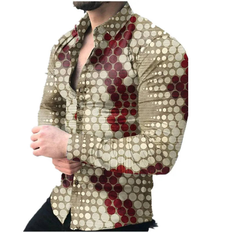 Fashion Shirt Casual Vintage Printed Clothes Slim Long Sleeve Autumn New Mens Shirt Hawaiian Turn-Down Collar Button Tops
Fashion Shirt Casual Vintage Printed Clothes Slim Long Sleeve Autumn New Mens Shirt Hawaiian Turn-Down Collar Button Tops