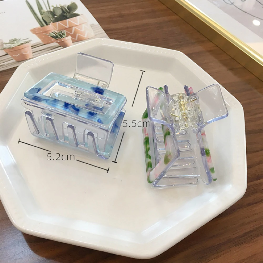 1 Pcs Jelly Color Hair Claws Women Geometric Acetate Hair Clips Ponytail Holder Hairpins Women Hair Accessories 
1 Pcs Jelly Color Hair Claws Women Geometric Acetate Hair Clips Ponytail Holder Hairpins Women Hair Accessories