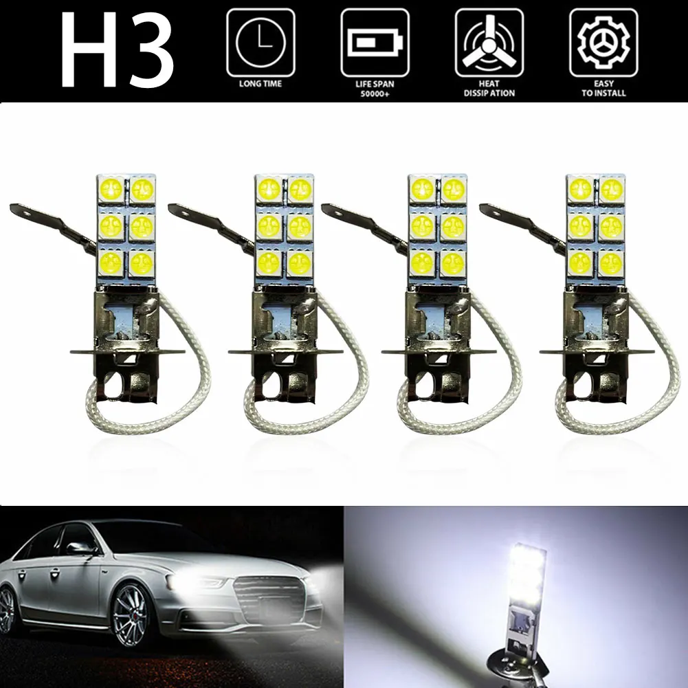 2PCS Car Light H3 12LED High Power Long Lifespan12V LED Fog Running Light Bulb 55W 6000K Super Bright LED Auto Lamp
2PCS Car Light H3 12LED High Power Long Lifespan12V LED Fog Running Light Bulb 55W 6000K Super Bright LED Auto Lamp