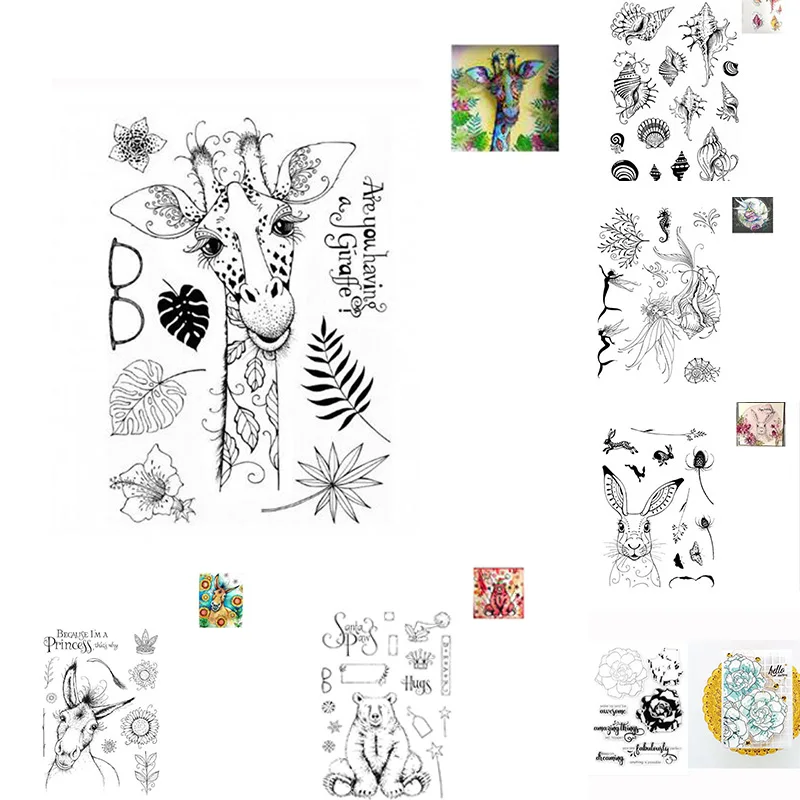 Cute Animals Clear Silicone Stamps Bear Rabbit Shell Elf Simple Stamp For Kids Scrapbooking DIY
Cute Animals Clear Silicone Stamps Bear Rabbit Shell Elf Simple Stamp For Kids Scrapbooking DIY