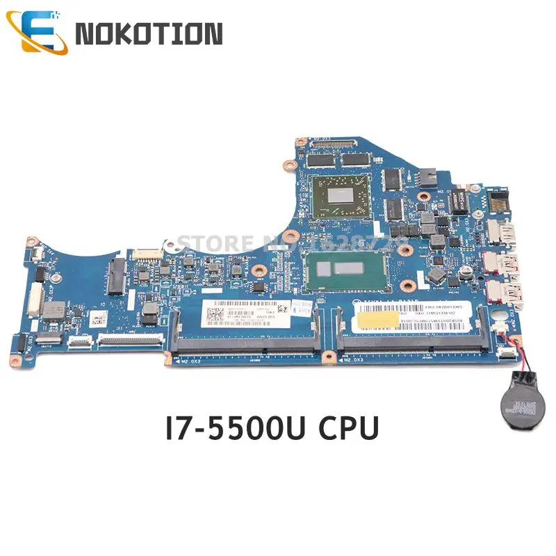 

NOKOTION ZIVY1 LA-B131P Laptop Motherboad For Lenovo Y40-80 i7-5500U CPU R9 M275 GPU DDR3L Main board works