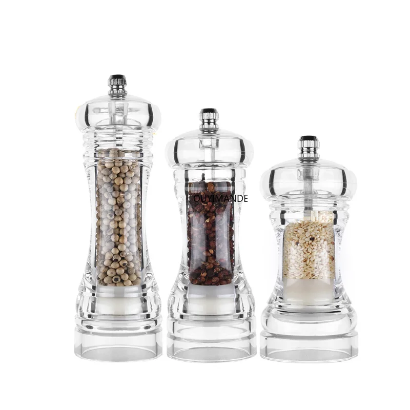 New Acrylic Grinder Salt Pepper Grinder Manual Pepper Grinder Salt Spice Grinder Transparent Grinder Salt and Pepper Grinder
New Acrylic Grinder Salt Pepper Grinder Manual Pepper Grinder Salt Spice Grinder Transparent Grinder Salt and Pepper Grinder