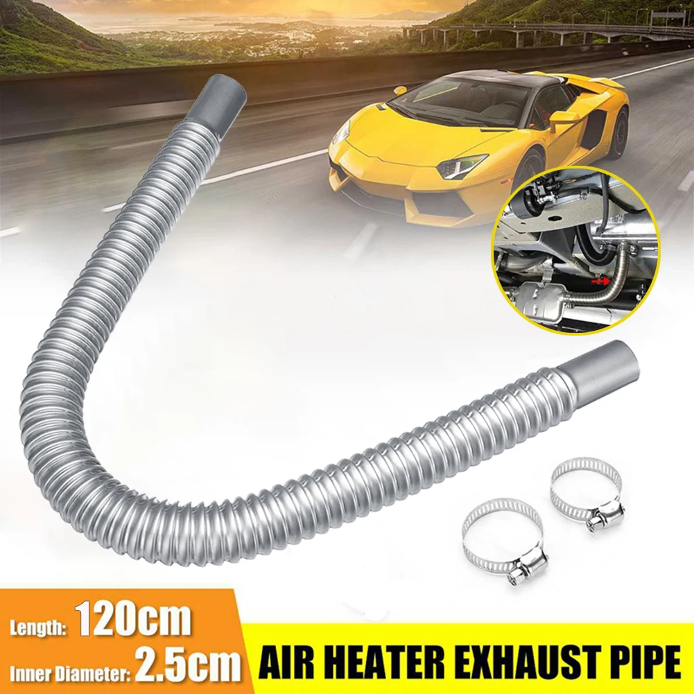 120cm Stainless Steel Car Exhaust Pipe Gas Vent Hose Diesel Heater Exhaust Muffler Pipe for Webasto Eberspacher Heater
120cm Stainless Steel Car Exhaust Pipe Gas Vent Hose Diesel Heater Exhaust Muffler Pipe for Webasto Eberspacher Heater
