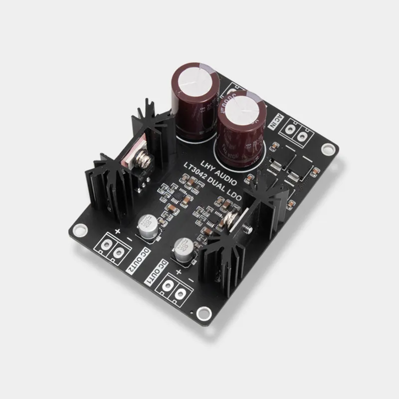 LT3042 Dual Positive Voltage Low-Noise High-Precision Linear Stabilized DC Power Supply Board
LT3042 Dual Positive Voltage Low-Noise High-Precision Linear Stabilized DC Power Supply Board