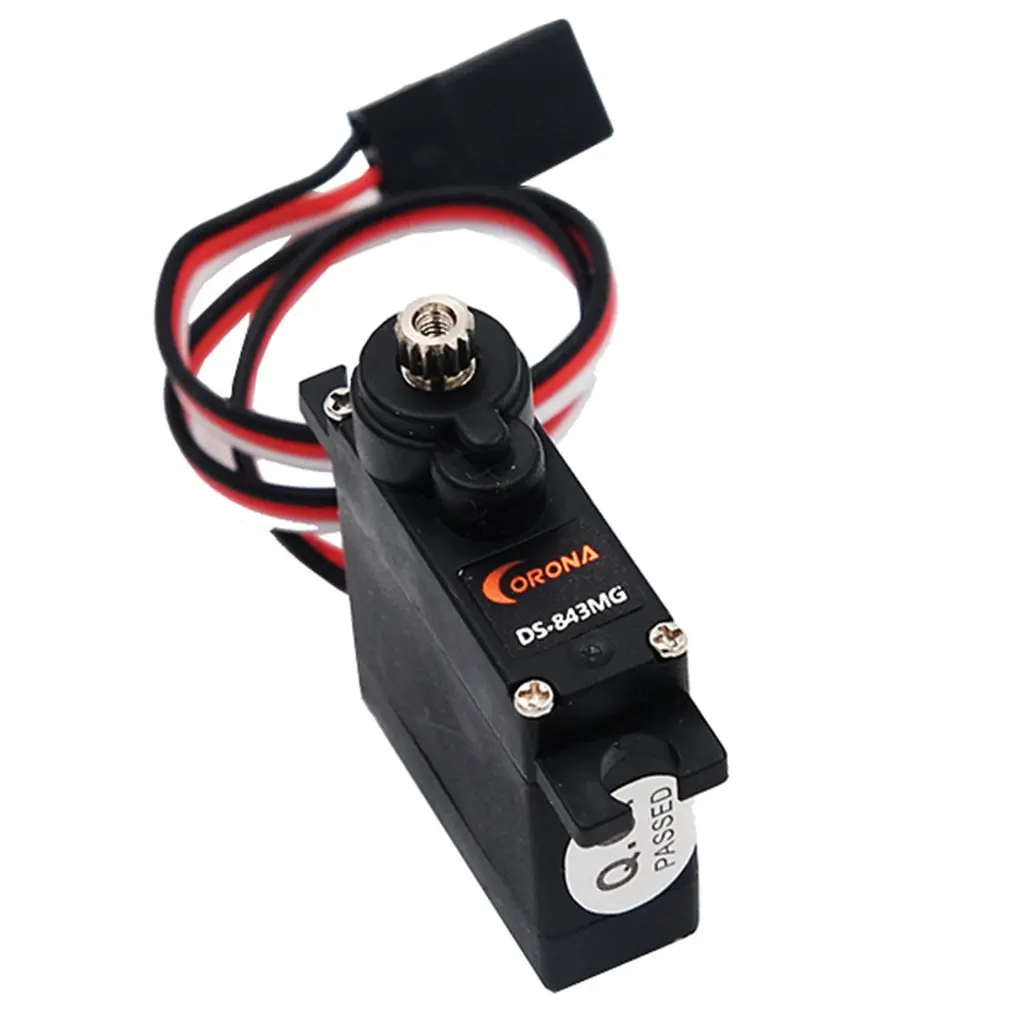 Corona DS843MG Digital High Torque Micro Servo 4.8kg 0.10sec 11.5g For RC Models Airplane Robotics Servo
Corona DS843MG Digital High Torque Micro Servo 4.8kg 0.10sec 11.5g For RC Models Airplane Robotics Servo