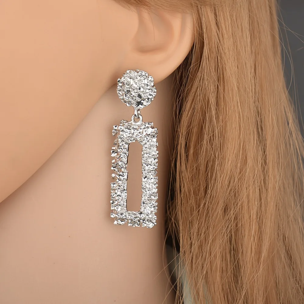 2020 Big Rectangle Earrings for Women Hanging Earrings Personality Statement Trendy Fashion Modern Female Jewelry Party
2020 Big Rectangle Earrings for Women Hanging Earrings Personality Statement Trendy Fashion Modern Female Jewelry Party
