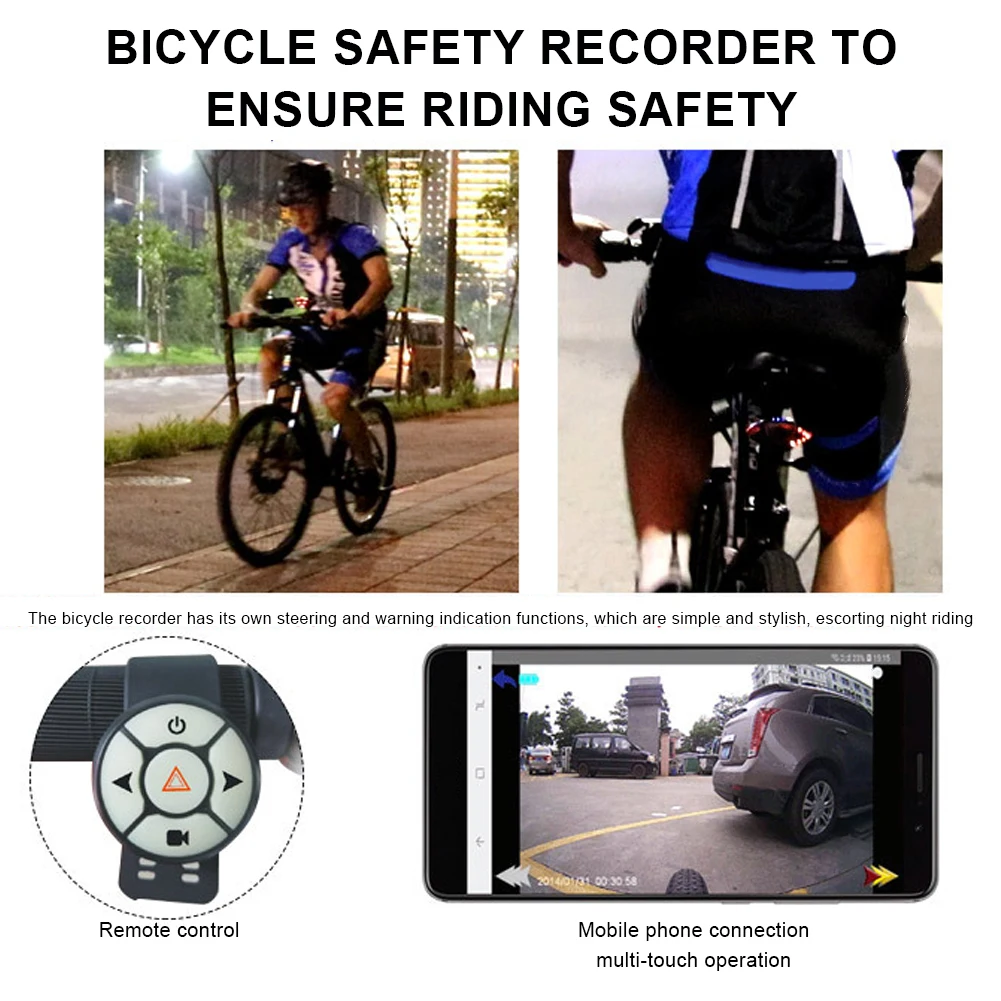 1080p Bicycle Camera with WiFi Action Cameras GPS Bike Speedometer Motorcycle HD Riding DVR Turn Signal Light
1080p Bicycle Camera with WiFi Action Cameras GPS Bike Speedometer Motorcycle HD Riding DVR Turn Signal Light