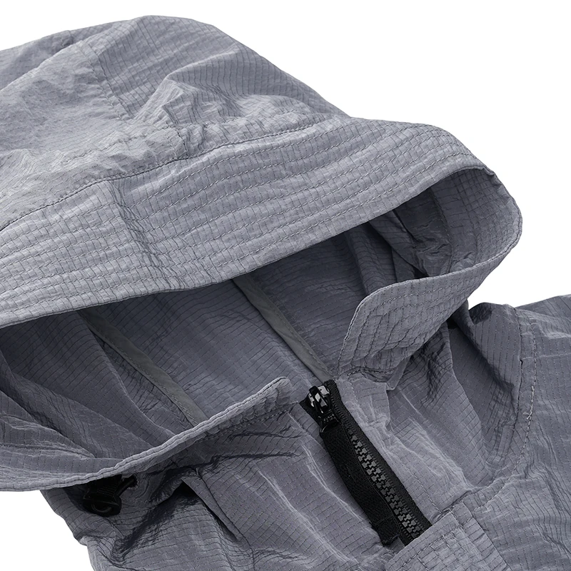 2021 Men's Hooded Jacket Spring And Autumn Thin Zipper Cardigan Metal Nylon Fabric Comfortable And Breathable High Quality
2021 Men's Hooded Jacket Spring And Autumn Thin Zipper Cardigan Metal Nylon Fabric Comfortable And Breathable High Quality