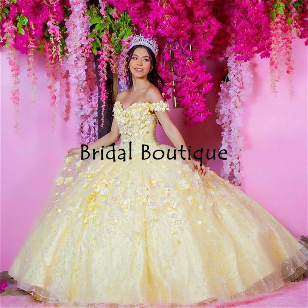 Light Yellow Quinceanera Dresses Flowers 2021 Floral Lace Off Shoulder Lace-up Graduation Dress For High School
Light Yellow Quinceanera Dresses Flowers 2021 Floral Lace Off Shoulder Lace-up Graduation Dress For High School