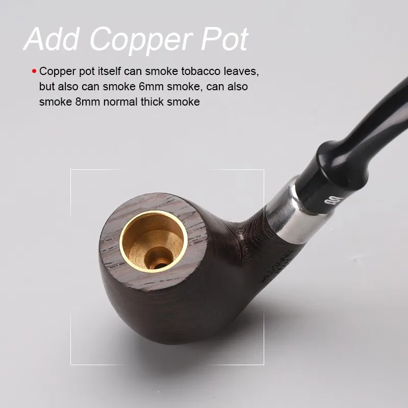 Ru-New Tobacco Smoking Pipe Durable Classical Cigar Pipe With Ring Best Deal Pipes Gift Cigarette Cigar Tube Wood Pipe aj0019
Ru-New Tobacco Smoking Pipe Durable Classical Cigar Pipe With Ring Best Deal Pipes Gift Cigarette Cigar Tube Wood Pipe aj0019