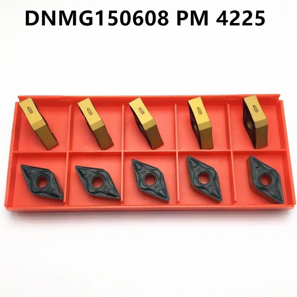 10PCS turning tool DNMG150608 PM4225 DNMG 150608 external turning tool carbide inserts high quality DNMG150608 PM 4225 inserts
10PCS turning tool DNMG150608 PM4225 DNMG 150608 external turning tool carbide inserts high quality DNMG150608 PM 4225 inserts