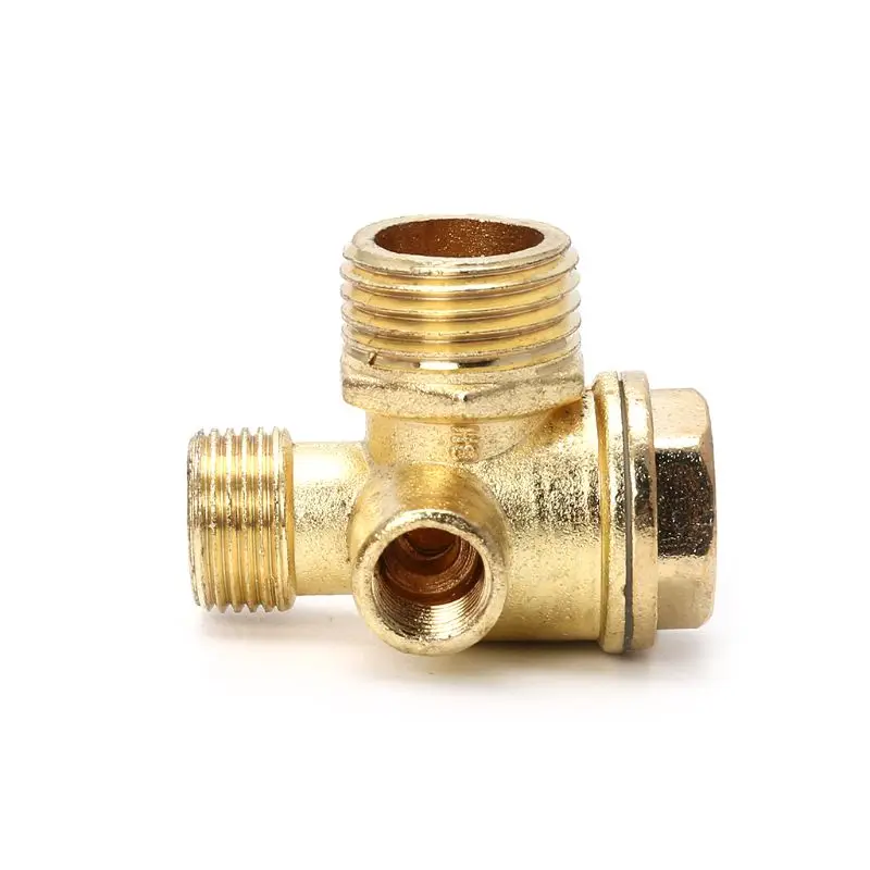 3-port Zinc Alloy Air Compressor Check Valve Central Pneumatic Valves Thread 90 Degree
3-port Zinc Alloy Air Compressor Check Valve Central Pneumatic Valves Thread 90 Degree