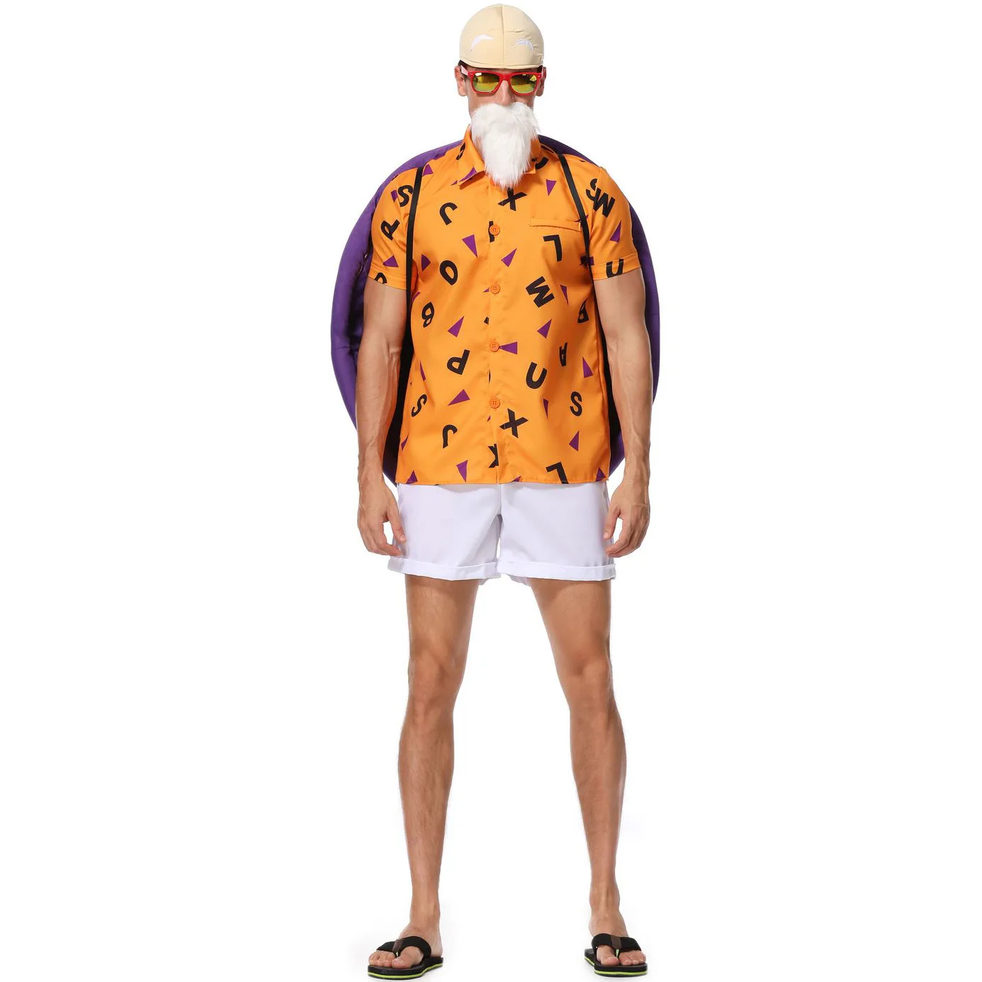 Master Roshi Tortoise Man Cosplay Uniforms Male Turtle Fairy Halloween Christmas Costumes 
Master Roshi Tortoise Man Cosplay Uniforms Male Turtle Fairy Halloween Christmas Costumes