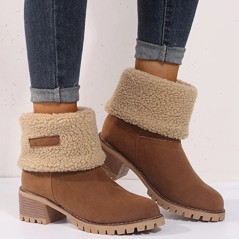 2020 Women's Shoes Snow boots Ladies Winter Flock Warm Boots Martinas Ankle Boots Short Bootie Outside Shoes
2020 Women's Shoes Snow boots Ladies Winter Flock Warm Boots Martinas Ankle Boots Short Bootie Outside Shoes