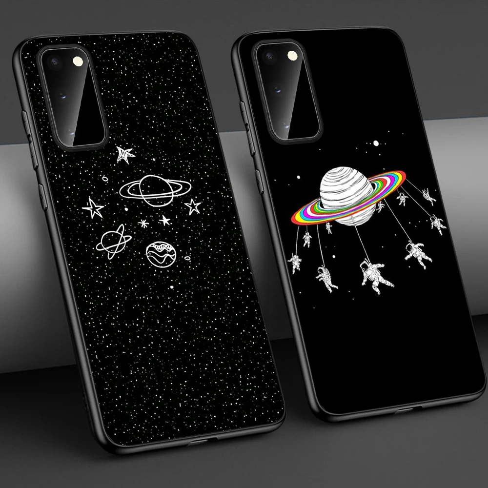 Astronaut Phone Case for Samsung A50 A51 A71 A70 A40 A20 A20E S10 S20 S9 S8 S7 Edge Ultra Puls Note 10 9 8 Plus Soft Cases Funda
Astronaut Phone Case for Samsung A50 A51 A71 A70 A40 A20 A20E S10 S20 S9 S8 S7 Edge Ultra Puls Note 10 9 8 Plus Soft Cases Funda