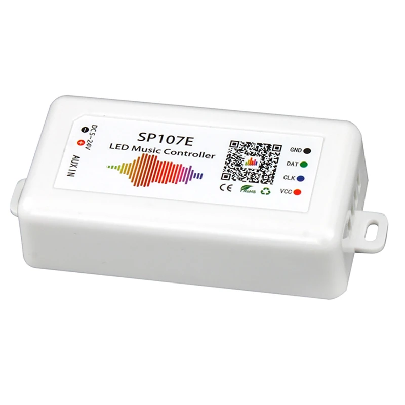 Светодиодный контроллер SP107E с Bluetooth, умное приложение WS2811/2812B светильник световая лента, затемняющий светодиодный музыкальный контроллер
Светодиодный контроллер SP107E с Bluetooth, умное приложение WS2811/2812B светильник световая лента, затемняющий светодиодный музыкальный контроллер