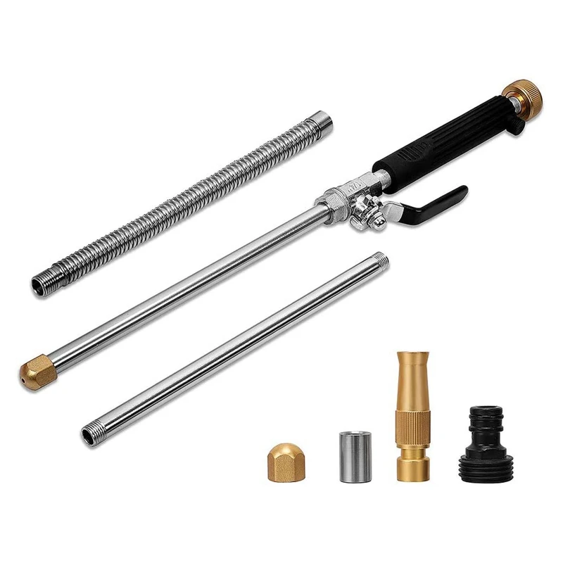Universal Nozzle High Pressure Power Washer-High Extendable Tool for Car Pet Window Cleaning Black | Автомобили и мотоциклы