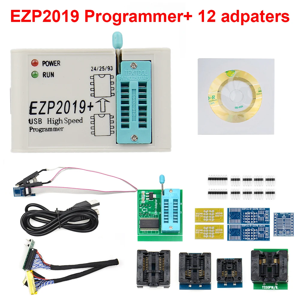 Оригинальный Высокоскоростной USB программатор EZP2019 SPI EZP 2019 Support24 25 93 EEPROM Flash BIOS