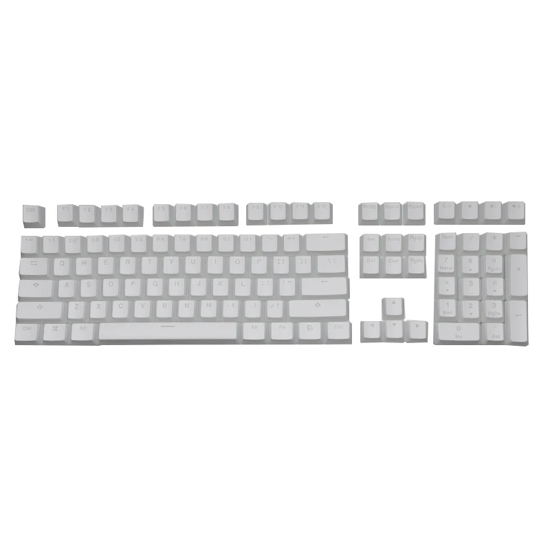 108 PBT Double Shot Shine Through ANSI ISO OEM профильный пудинговый набор клавиш для механической клавиатуры MX черный/белый 108 PBT ключевой колпачок
108 PBT Double Shot Shine Through ANSI ISO OEM профильный пудинговый набор клавиш для механической клавиатуры MX черный/белый 108 PBT ключевой колпачок