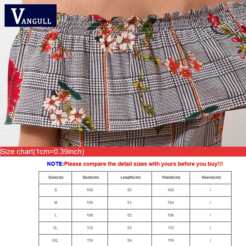 Vangull Summer Casual Blouse New 2018 Loose Sexy Women Off Shoulder Tops Short Sleeve Shirt Flower Print Ruffle Blouse Tops
Vangull Summer Casual Blouse New 2018 Loose Sexy Women Off Shoulder Tops Short Sleeve Shirt Flower Print Ruffle Blouse Tops