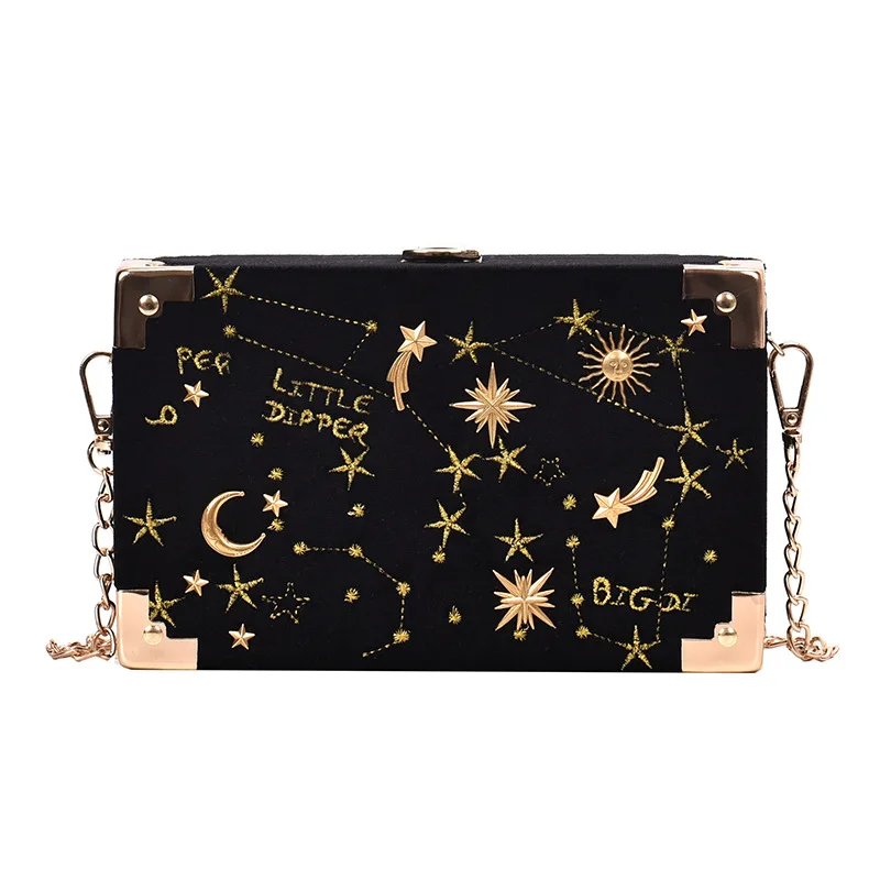 Metal Badge Box Shape Handbag Purse Women's Bag 2021 Black Chain Party Clutch Bag Kawaii Shoulder Bag Crossbody Messenger Bag
Metal Badge Box Shape Handbag Purse Women's Bag 2021 Black Chain Party Clutch Bag Kawaii Shoulder Bag Crossbody Messenger Bag