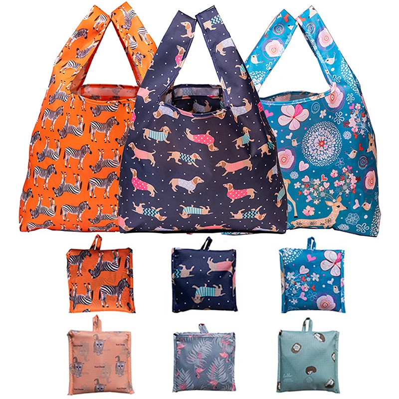 Creative Environmental Oxford Satorage Bag Handbag Portable Folding Shopping Bag
Creative Environmental Oxford Satorage Bag Handbag Portable Folding Shopping Bag