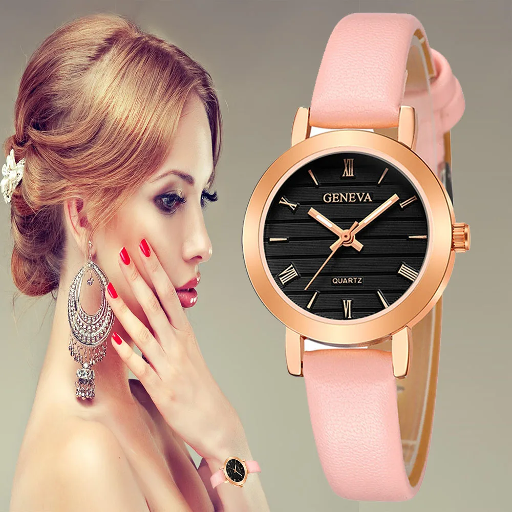 Часы наручные женские с кожаным ремешком, в винтажном стиле
Часы наручные женские с кожаным ремешком, в винтажном стиле