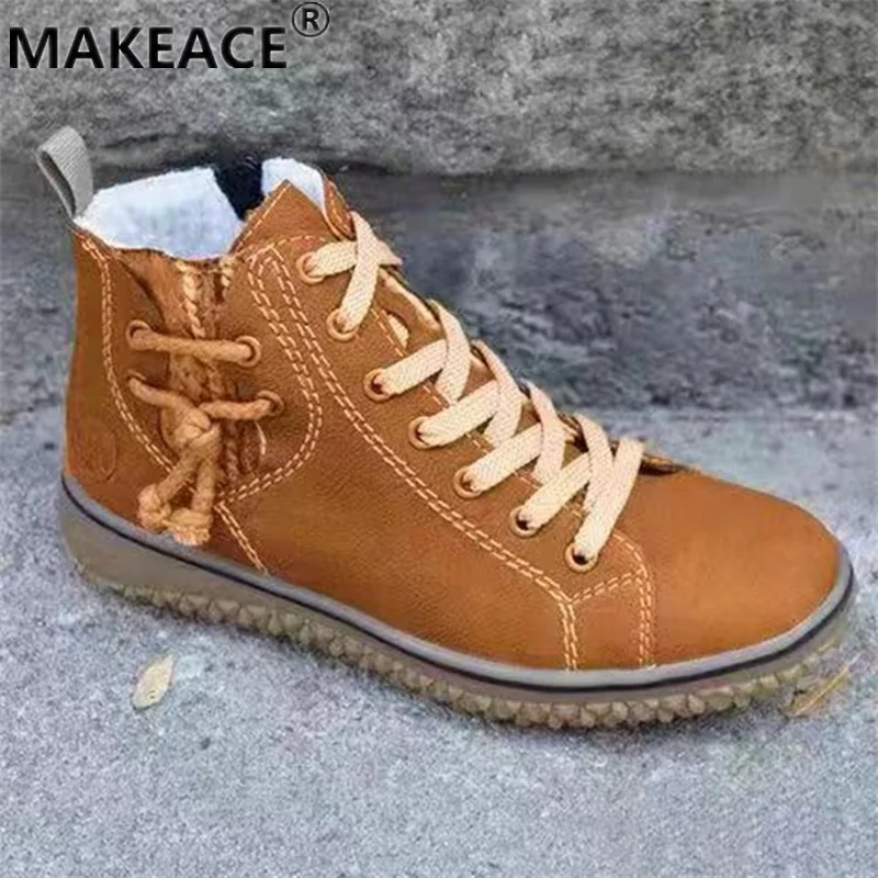 Autumn Women's Shoes Fashion 35-43 Large Size Ladies Short Boots British Style Feet Bare Boots Outdoor Leisure Platform Shoes
Autumn Women's Shoes Fashion 35-43 Large Size Ladies Short Boots British Style Feet Bare Boots Outdoor Leisure Platform Shoes