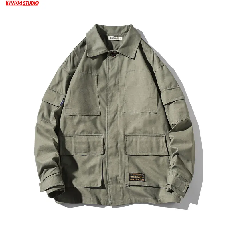 Dropshipping Autumn Solid Vintage Cargo Jacket Male Streetwear Causal Multi-Pocket Tops Outwear Slim Fit Windbreaker Coats
Dropshipping Autumn Solid Vintage Cargo Jacket Male Streetwear Causal Multi-Pocket Tops Outwear Slim Fit Windbreaker Coats