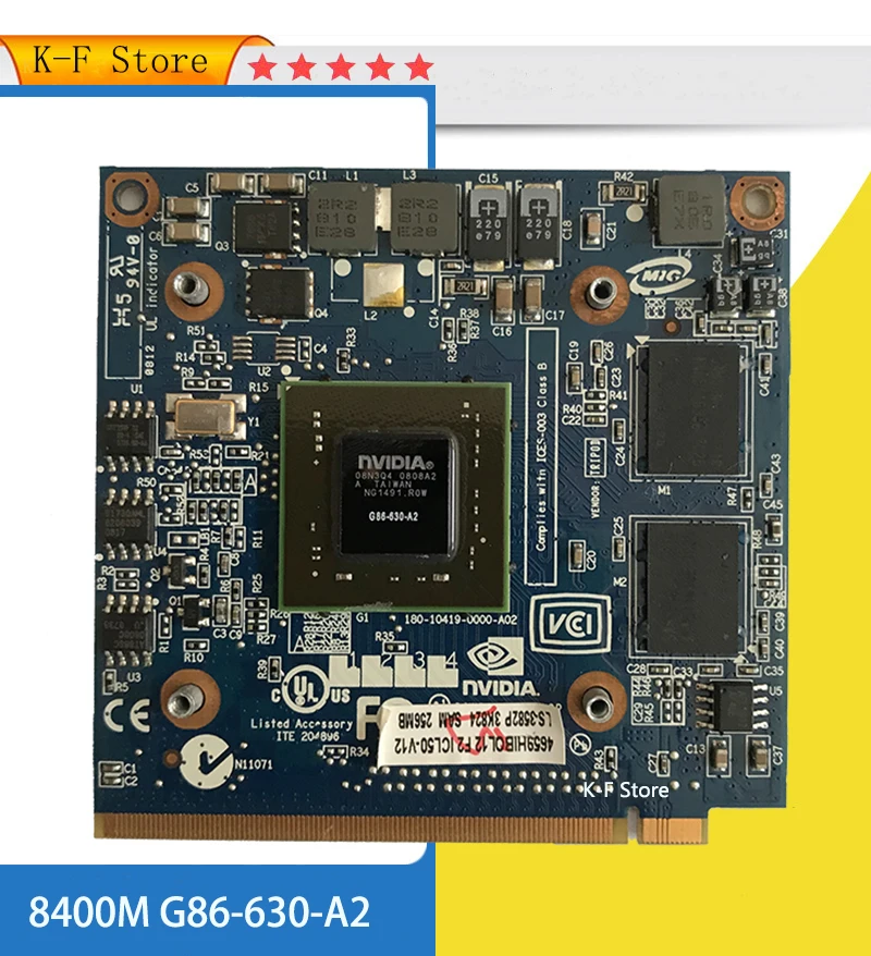 Видеокарта для ноутбука Acer Aspire 7520G 7520 7720 7720G видеокарта GeForce 8400 8400M GS DDR2 256 Мб VGA