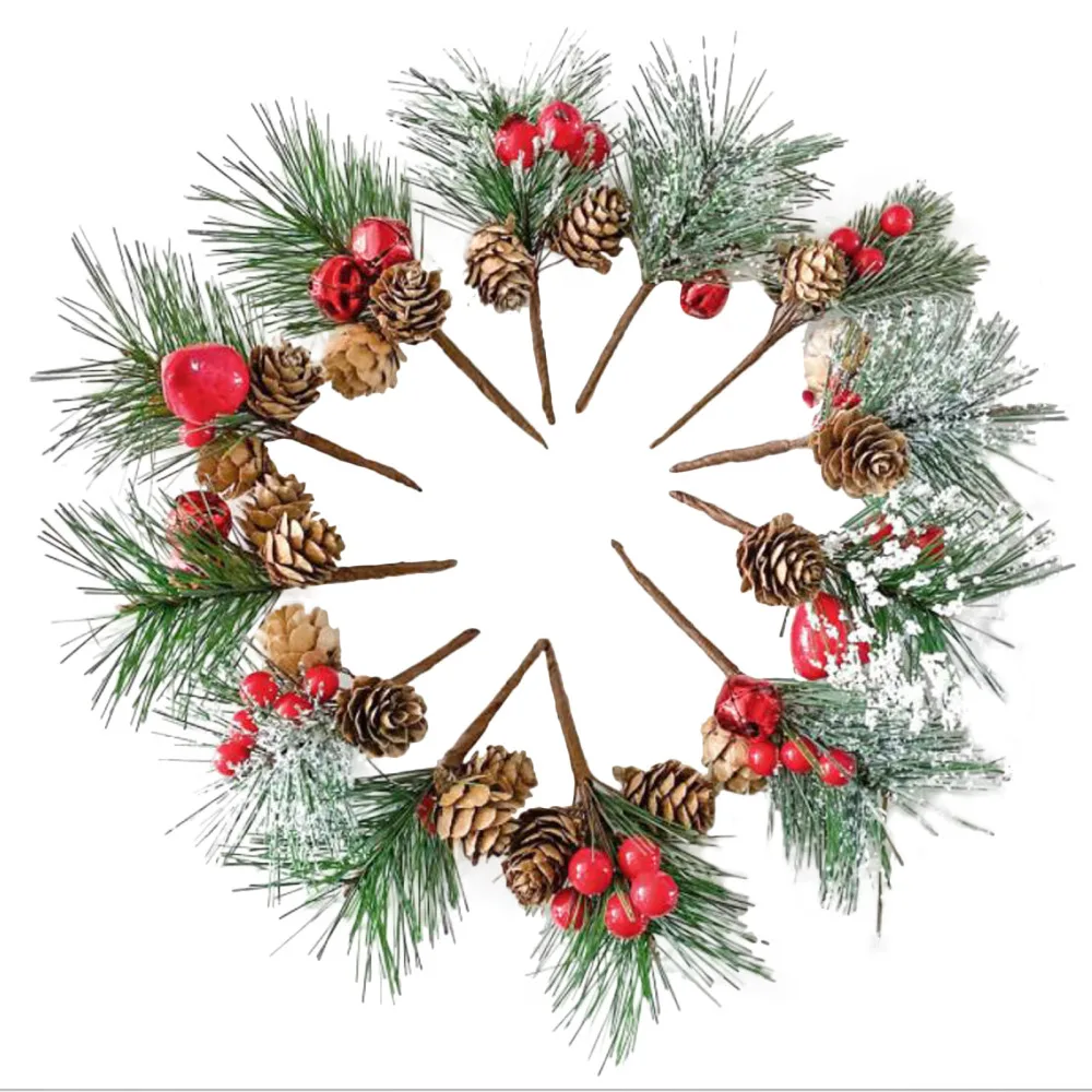 Red Berry Stem Branches Artificial Pine Needle Realistic PVC Desktop Decorations Decoration 10pcs Christmas Wreath
Red Berry Stem Branches Artificial Pine Needle Realistic PVC Desktop Decorations Decoration 10pcs Christmas Wreath