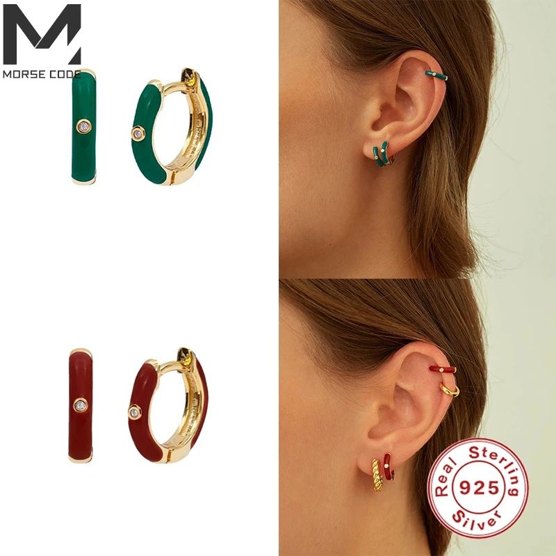 925 Sterling Silver Enamel Diamond Hoop Earrings Women Charming Zircons Earrings Fashion purple/pink/Blue small hoop earrings
925 Sterling Silver Enamel Diamond Hoop Earrings Women Charming Zircons Earrings Fashion purple/pink/Blue small hoop earrings