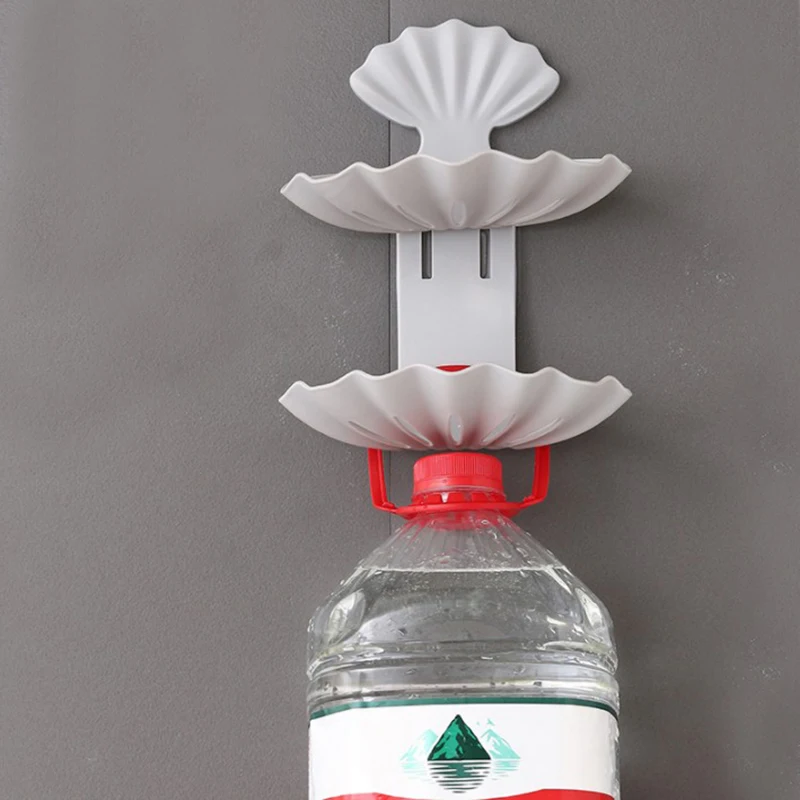 Soap Holder Double Layer Drain Soap Box Bathroom Storage Box Suction Cup Paste Tray Plastic Container Shell Shape No Punching
Soap Holder Double Layer Drain Soap Box Bathroom Storage Box Suction Cup Paste Tray Plastic Container Shell Shape No Punching
