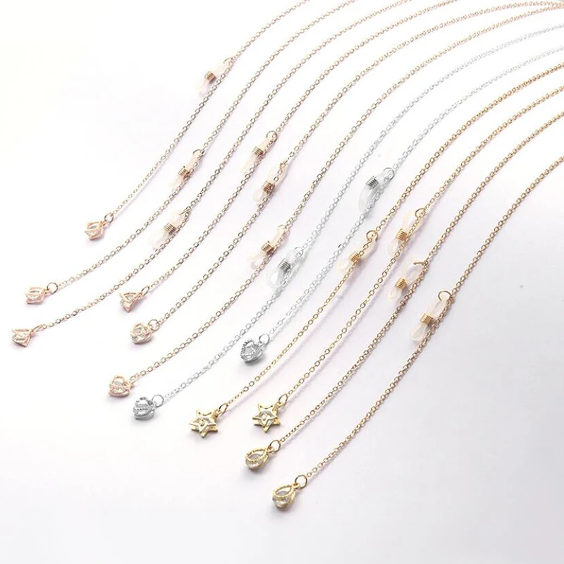 Fashion Crystal Mask Chains Eyeglasses Chain For Women Retro Metal Sunglasses Lanyards Eyewear Cord Holder Neck Strap Anti-slip
Fashion Crystal Mask Chains Eyeglasses Chain For Women Retro Metal Sunglasses Lanyards Eyewear Cord Holder Neck Strap Anti-slip