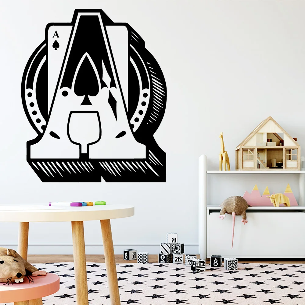 Cartoon Poker Cards Nursery Wall Stickers Vinyl Art Decals Stickers for kids living room Removable Decor Wall Decals
Cartoon Poker Cards Nursery Wall Stickers Vinyl Art Decals Stickers for kids living room Removable Decor Wall Decals
