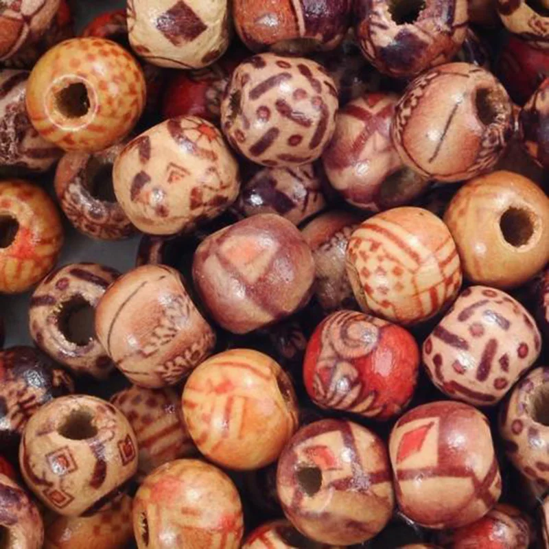 100pcs Mixed Printed Wood Beads Large Hole Bead DIY Jewelry Accessories Make Necklace Bracelet Macrame Craft Project
100pcs Mixed Printed Wood Beads Large Hole Bead DIY Jewelry Accessories Make Necklace Bracelet Macrame Craft Project