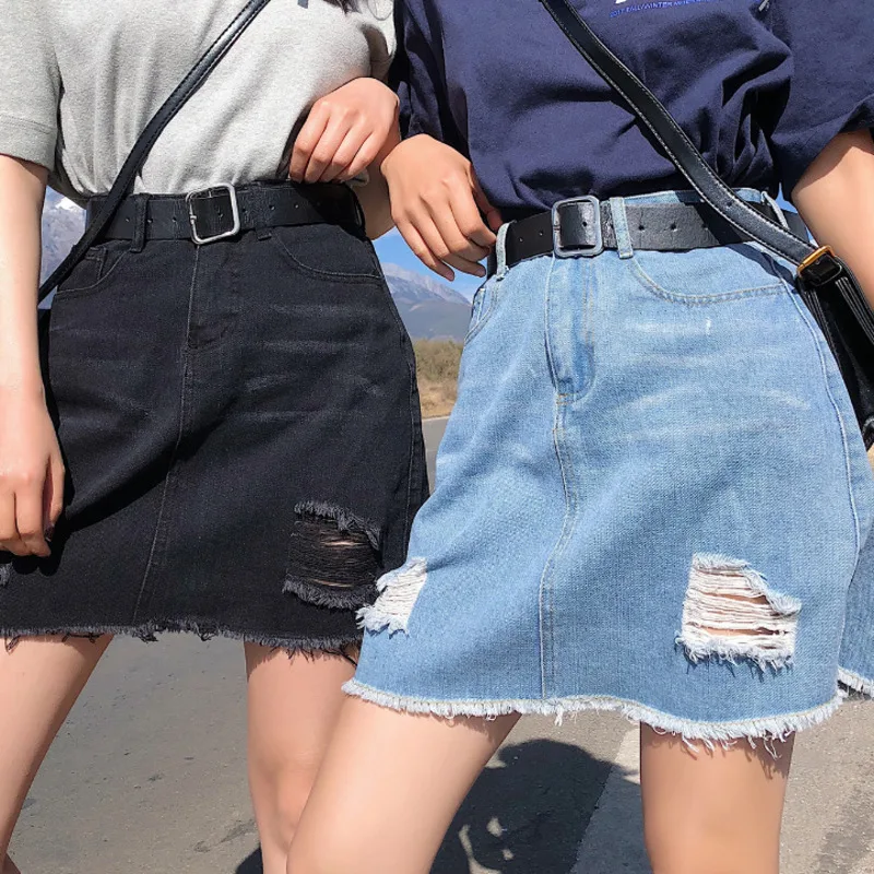 2021 Women Sexy Summer Cool Girls High School Casual Skirts Empire A line New Skirt Blue Do Old Hole Denim Fashion Waist
2021 Women Sexy Summer Cool Girls High School Casual Skirts Empire A line New Skirt Blue Do Old Hole Denim Fashion Waist
