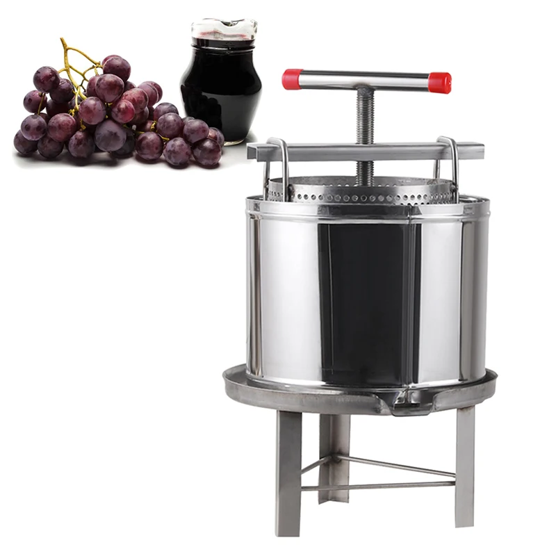 Litres Double Layers Luxury Stainless Steel Wine Press Fruit Press, Beekeeping Honey Press Machine, Solid Honey Presser
Litres Double Layers Luxury Stainless Steel Wine Press Fruit Press, Beekeeping Honey Press Machine, Solid Honey Presser